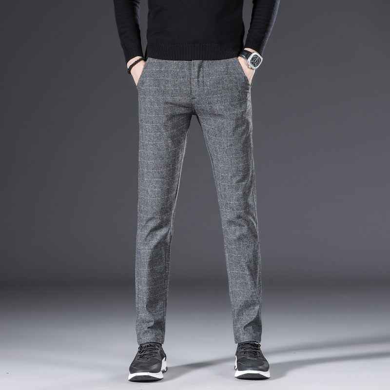 Men's Smart Trousers Stretch Slim Fit