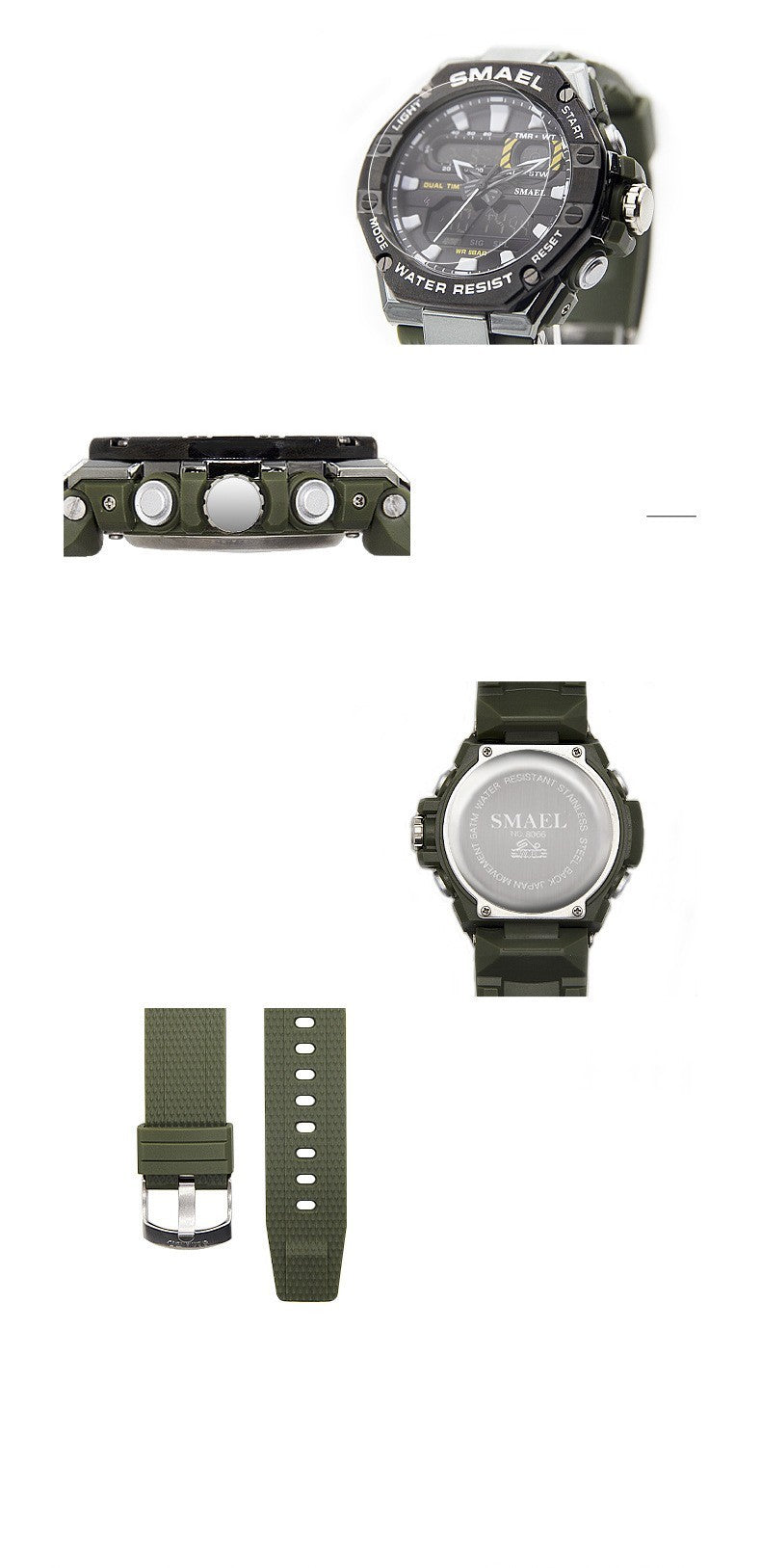 Digital Alloy Electronic Watch Men - branded cloth centre