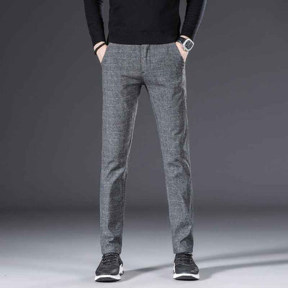 Men's Smart Trousers Stretch Slim Fit