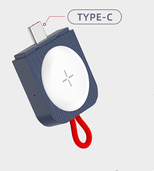 USB Wireless Charger Portable Watch Fast Charging - branded cloth centre