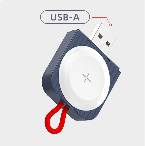 USB Wireless Charger Portable Watch Fast Charging - branded cloth centre