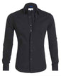 Long Sleeve Zipper Shirt With Button Design Fashion Lapel Tops For Mens Clothing