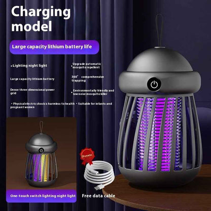 Mosquito Killer Lamp Insect Repellent Radiation Less Mute Electric Insect Trap Usb Charging Outdoor Mosquito Killer Repellent