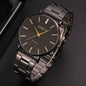 Ultra-thin Men's And Women's Steel Belt Quartz Watch Student Outdoor Casual Sports