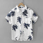 8286 Japanese Trendy Printed Short Sleeve Shirt