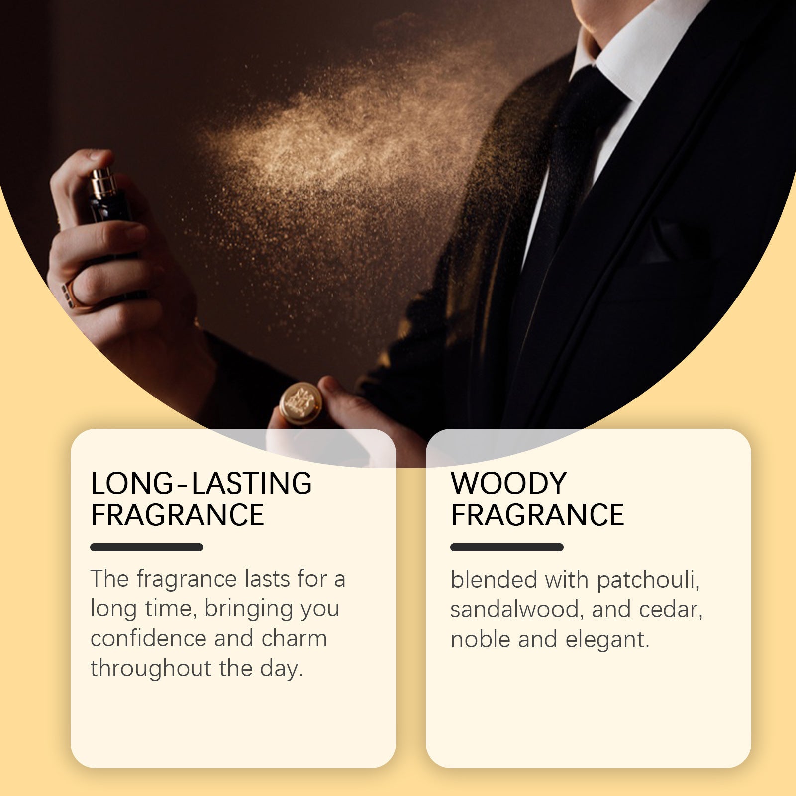 Men's Perfume Long-lasting Light Perfume Wooden - branded cloth centre