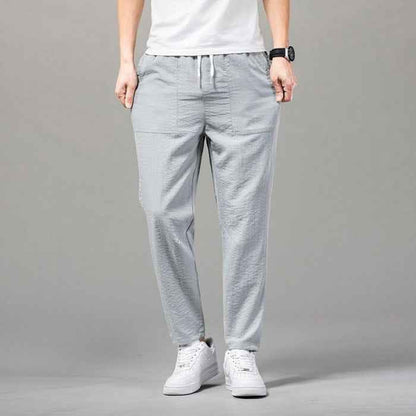 Solid Color Clean Version Thin Pants Male