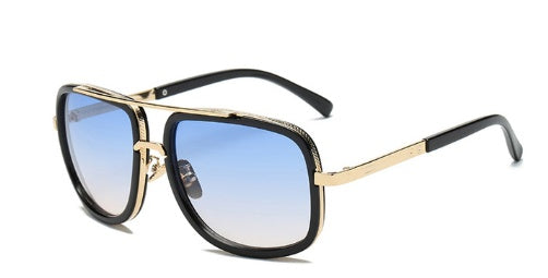 Flat Top Hot Square Sunglasses Men Women Luxury Brand Design Couple Lady Celebrity Brad Pitt Sun Glasses Super star Eyewear - branded cloth centre