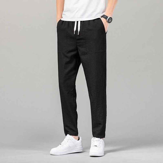 Solid Color Clean Version Thin Pants Male