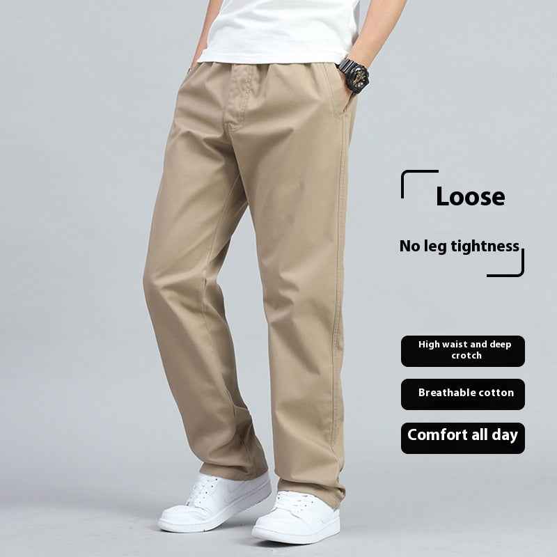Overalls Men's Pure Cotton Casual Pants