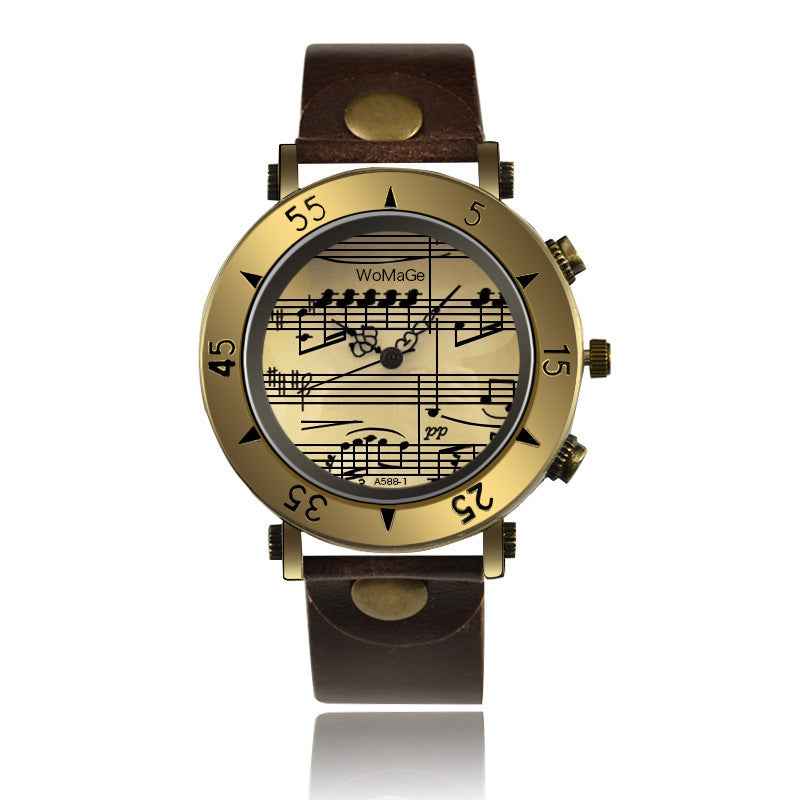 Foreign Trade WoMaGe New Music Symbol Watch Fashion Novel Men's Watch Wholesale