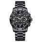Automatic Non-mechanical Watch Steel Belt Waterproof Quartz Watch Men's Watch