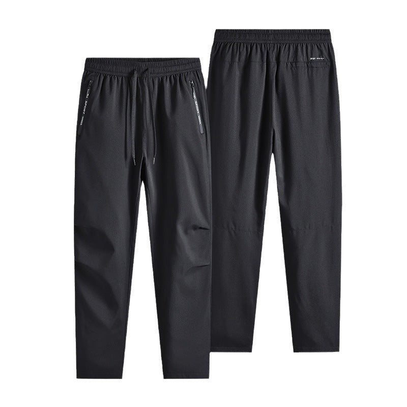Casual Sports Men's Spring And Autumn Thin Breathable Straight Loose Running Long Skinny Pants - branded cloth centre