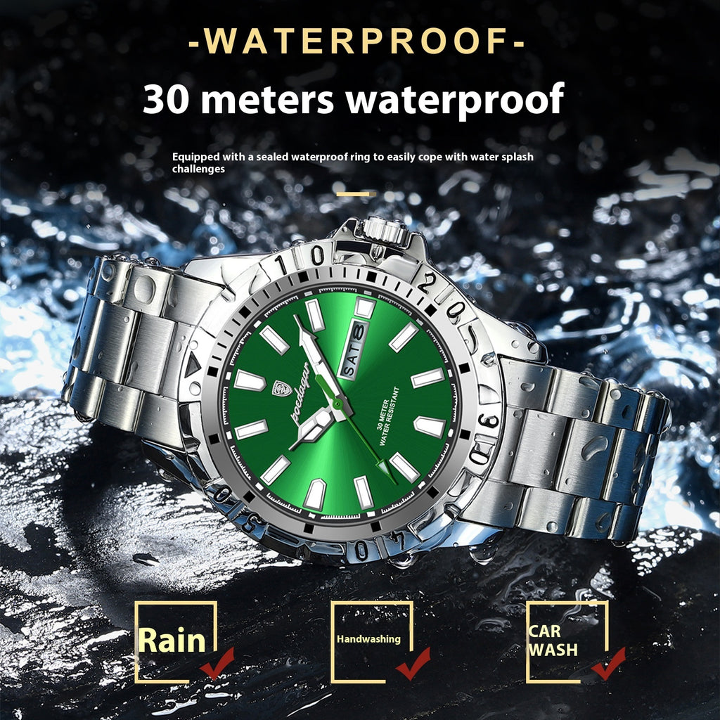 Swiss Brand Waterproof Fashion New Men's Super Strong Luminous Watch - branded cloth centre