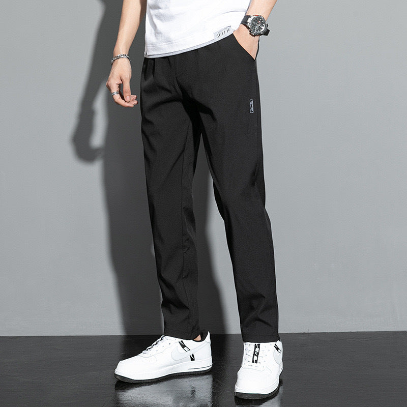 Summer Casual Men's Loose Thin Ice Silk Quick-dry Pants Transparent Pants - branded cloth centre