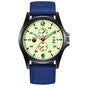 Fashion Nylon Strap Sports Army Style Watch Calendar Quartz Watch