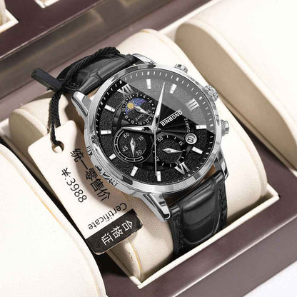 Simple Multifunctional Chronograph Waterproof Quartz Watch