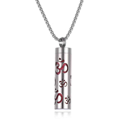 Aromatherapy Pendant Perfume Bottle Essential Oil Titanium Steel