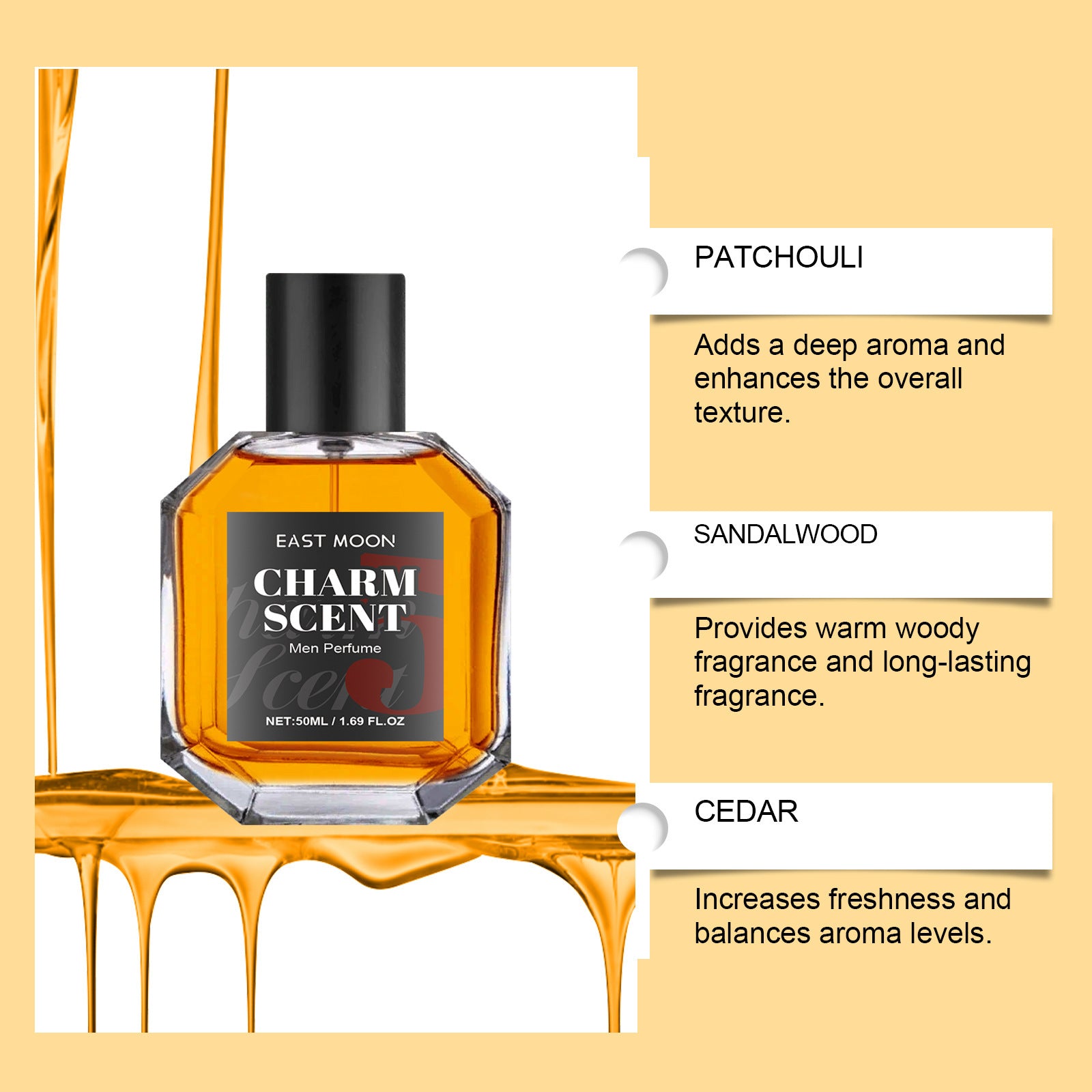 Men's Perfume Long-lasting Light Perfume Wooden - branded cloth centre