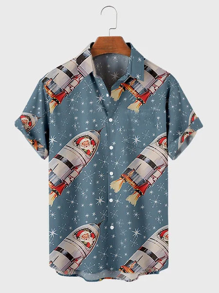 New Summer Casual Independent Station Hot Sale Hawaiian Shirt Men Vacation Seaside