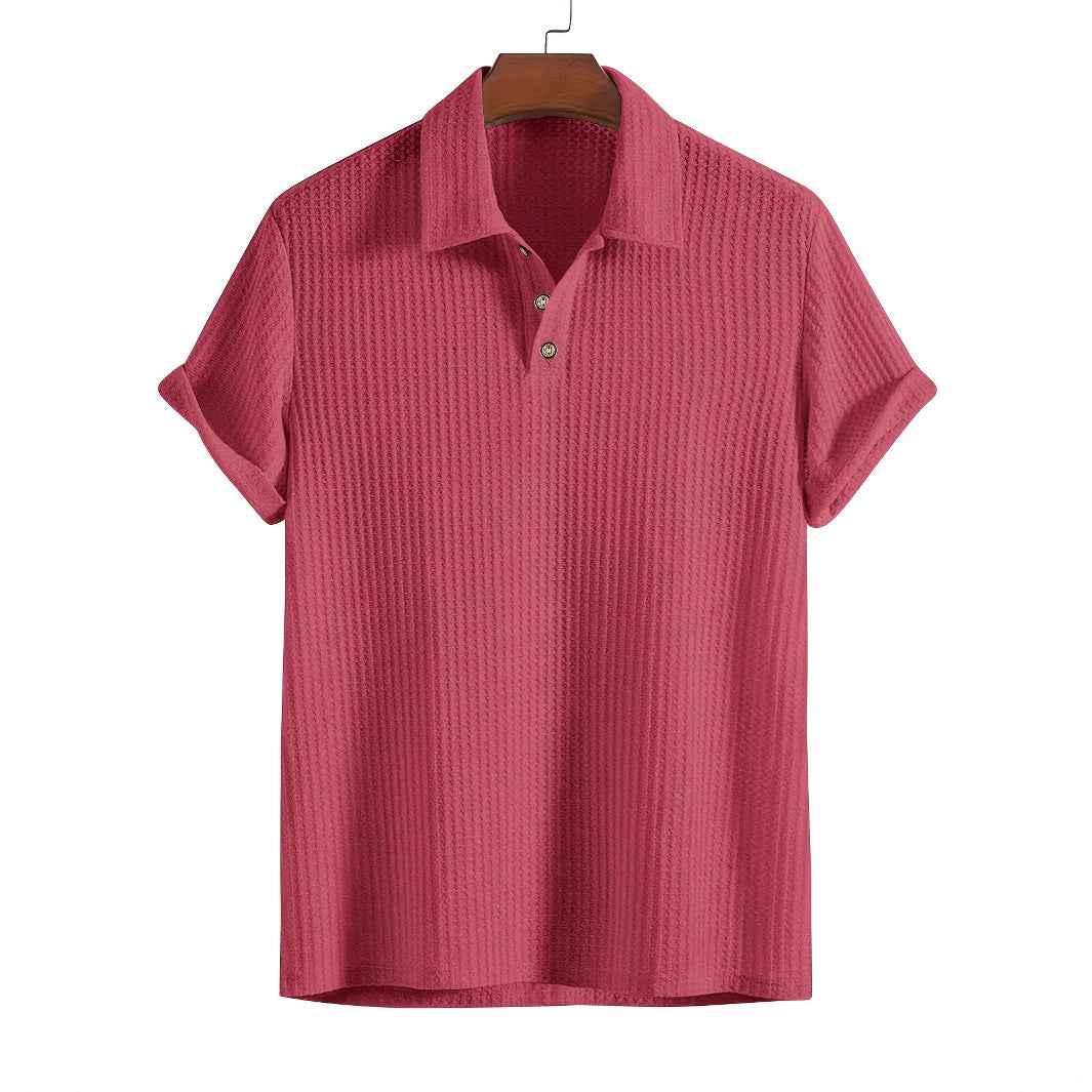 Men's Casual Loose Short Sleeves Simple