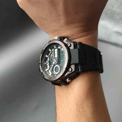 Dual Display Advanced Quartz Fashion Electronic Sports Watch