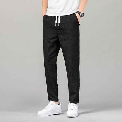 Solid Color Clean Version Thin Pants Male