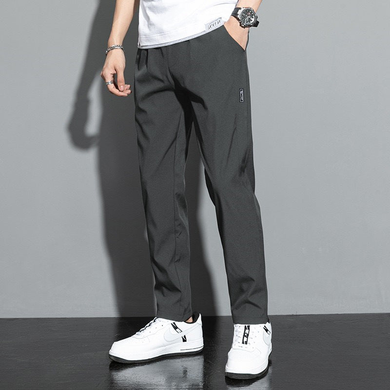 Summer Casual Men's Loose Thin Ice Silk Quick-dry Pants Transparent Pants - branded cloth centre