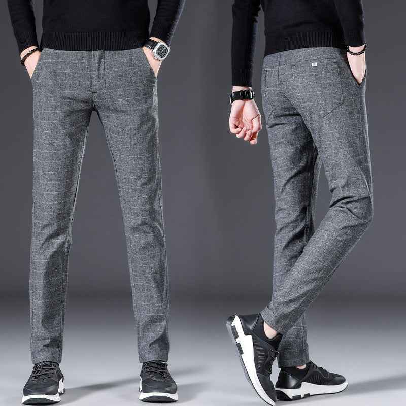 Men's Smart Trousers Stretch Slim Fit