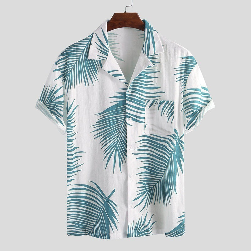 New Fashion Casual Hot Sale Hawaiian Shirts For Men - branded cloth centre