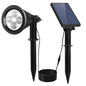 1Pc Solar Powered Spotlight Outdoor Dusk To Dawn Light IP65 Waterproof For Wall Path Lawn Garden Lamp Waterproof
