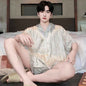 Ice Silk Pajamas Men's Spring And Summer Lightweight Breathable