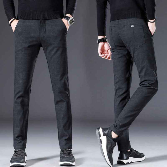 Men's Smart Trousers Stretch Slim Fit