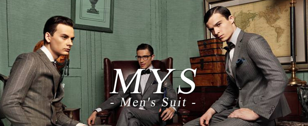 MYS Men's 3 Piece Slim Fit Suit