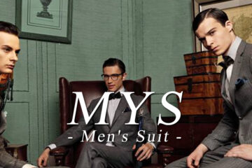 MYS Men's 3 Piece Slim Fit Suit