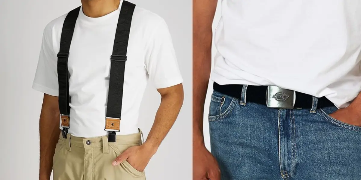 Dickies Belt and Suspenders